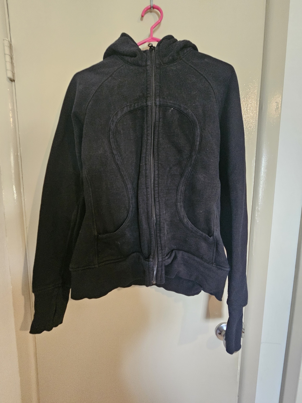 lululemon athletica Black Zip Hoodie Sweatshirt